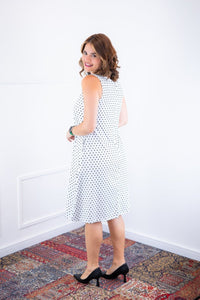 Vestido Sofia - Malha Confort Deluxe Regata Midi - Naguirre Shop