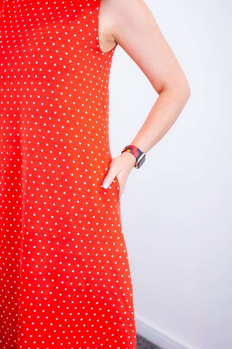 Vestido Sofia - Malha Confort Deluxe Regata Midi - Naguirre Shop