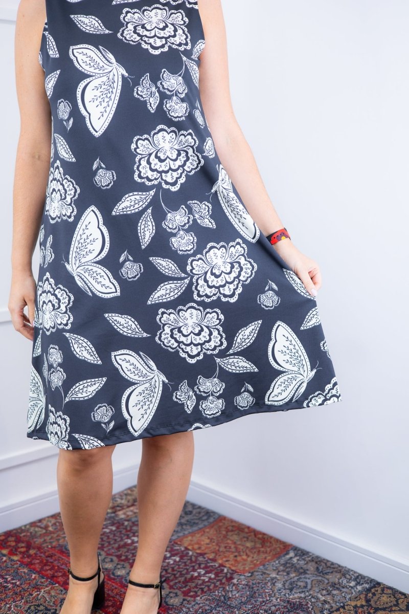 Vestido Sofia - Malha Confort Deluxe Regata Midi - Naguirre Shop