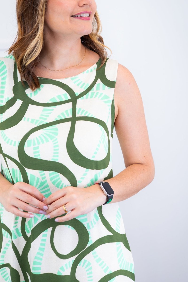 Vestido Sofia - Malha Confort Deluxe Regata Midi - Naguirre Shop