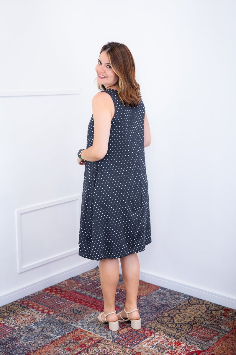 Vestido Sofia - Malha Confort Deluxe Regata Midi - Naguirre Shop