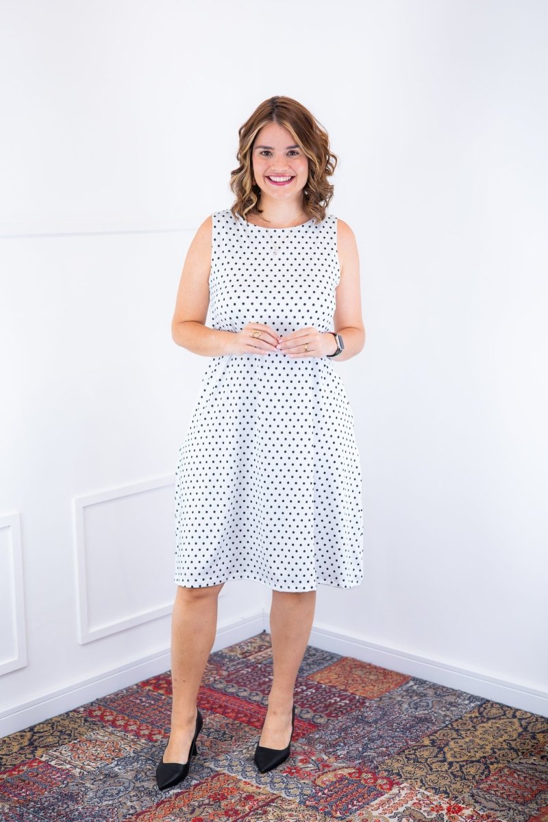 Vestido Sofia - Malha Confort Deluxe Regata Midi - Naguirre Shop