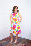 Vestido Sofia - Malha Confort Deluxe Regata Midi - Naguirre Shop