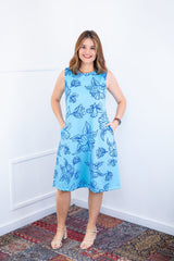 Vestido Sofia - Malha Confort Deluxe Regata Midi - Naguirre Shop