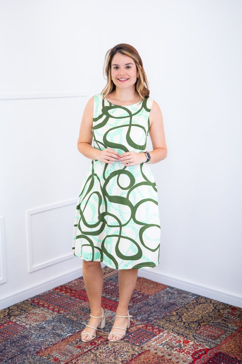 Vestido Sofia - Malha Confort Deluxe Regata Midi - Naguirre Shop