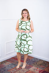 Vestido Sofia - Malha Confort Deluxe Regata Midi - Naguirre Shop