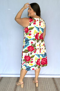 Vestido Sofia - Malha Confort Deluxe Regata Midi - Naguirre Shop