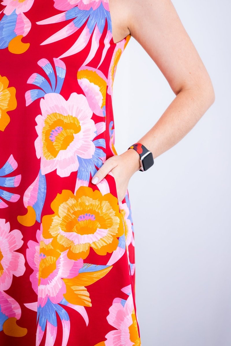 Vestido Sofia - Malha Confort Deluxe Regata Midi - Naguirre Shop