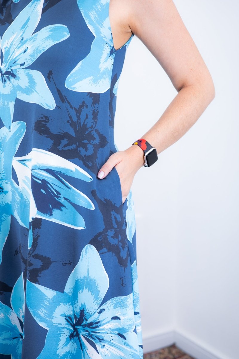 Vestido Sofia - Malha Confort Deluxe Regata Midi - Naguirre Shop