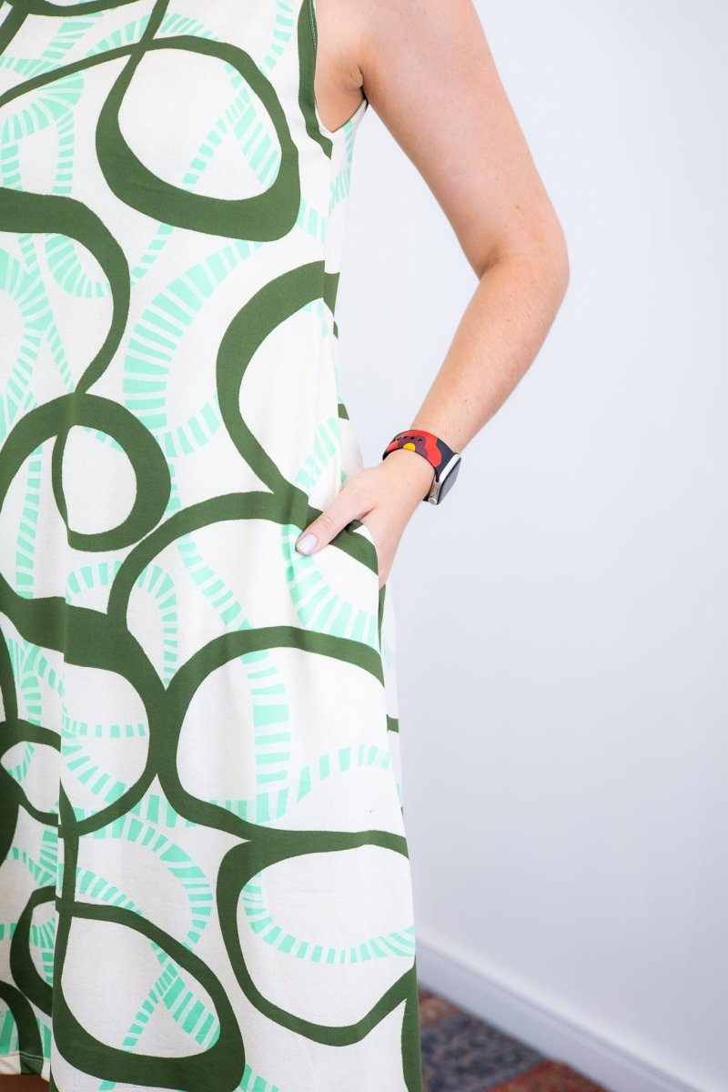 Vestido Sofia - Malha Confort Deluxe Regata Midi - Naguirre Shop