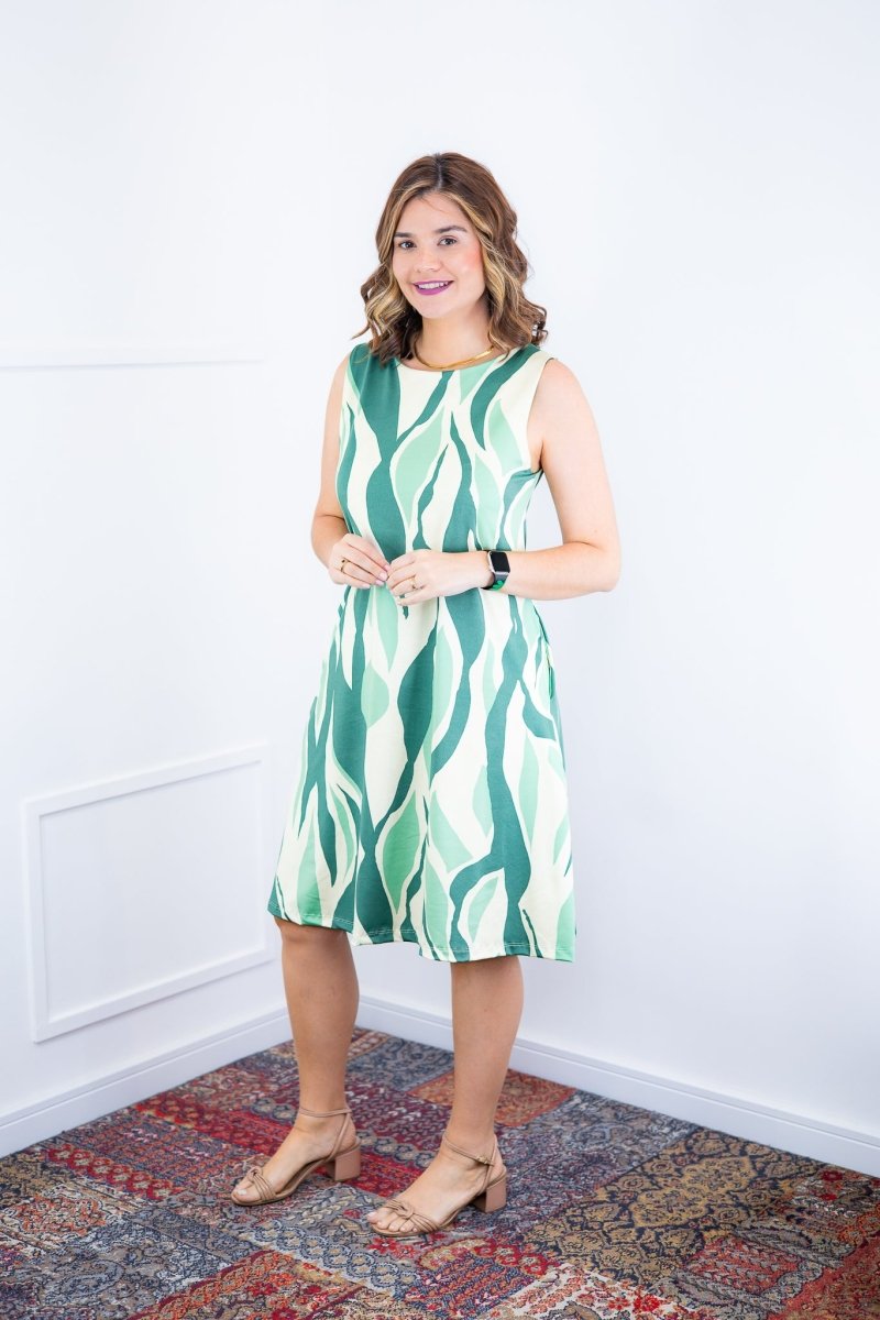 Vestido Sofia - Malha Confort Deluxe Regata Midi - Naguirre Shop