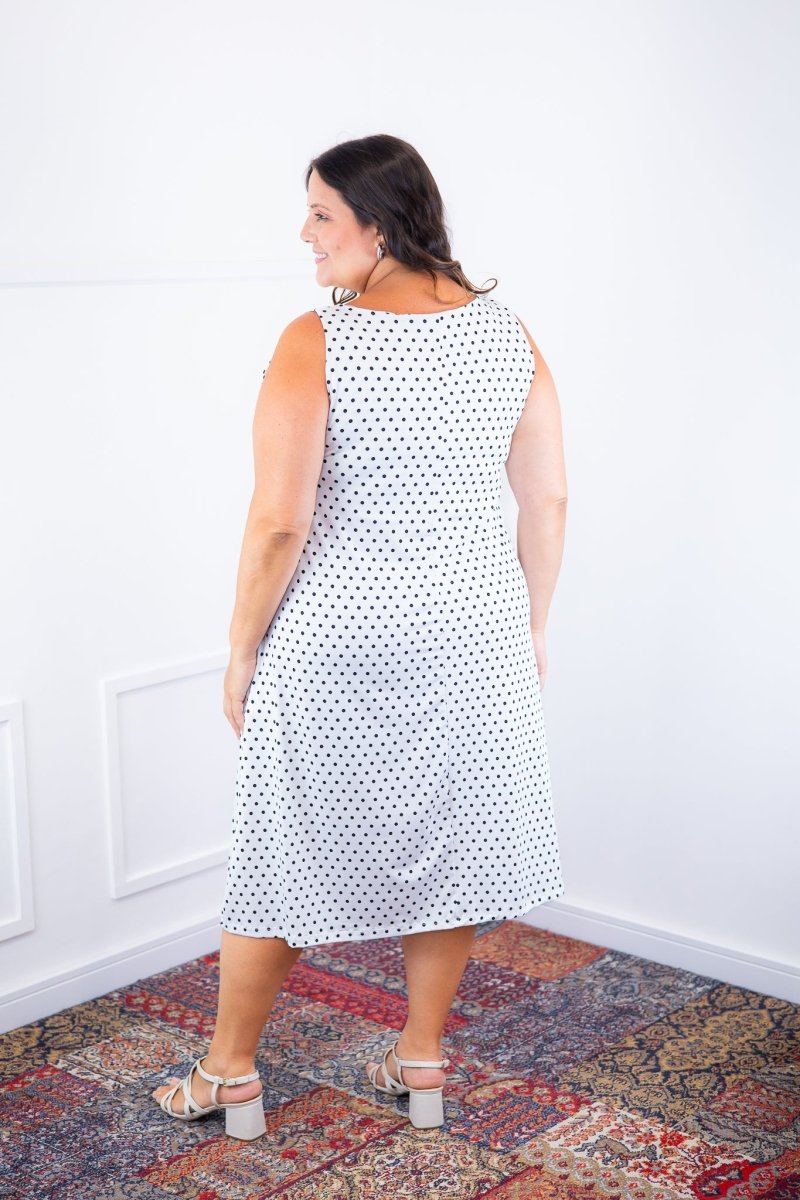 Vestido Sofia - Malha Confort Deluxe Regata Midi - Naguirre Shop