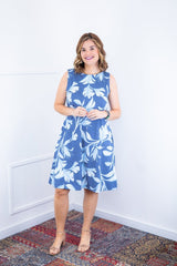 Vestido Sofia - Malha Confort Deluxe Regata Midi - Naguirre Shop