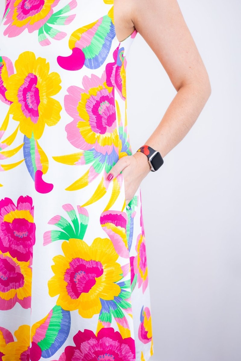 Vestido Sofia - Malha Confort Deluxe Regata Midi - Naguirre Shop