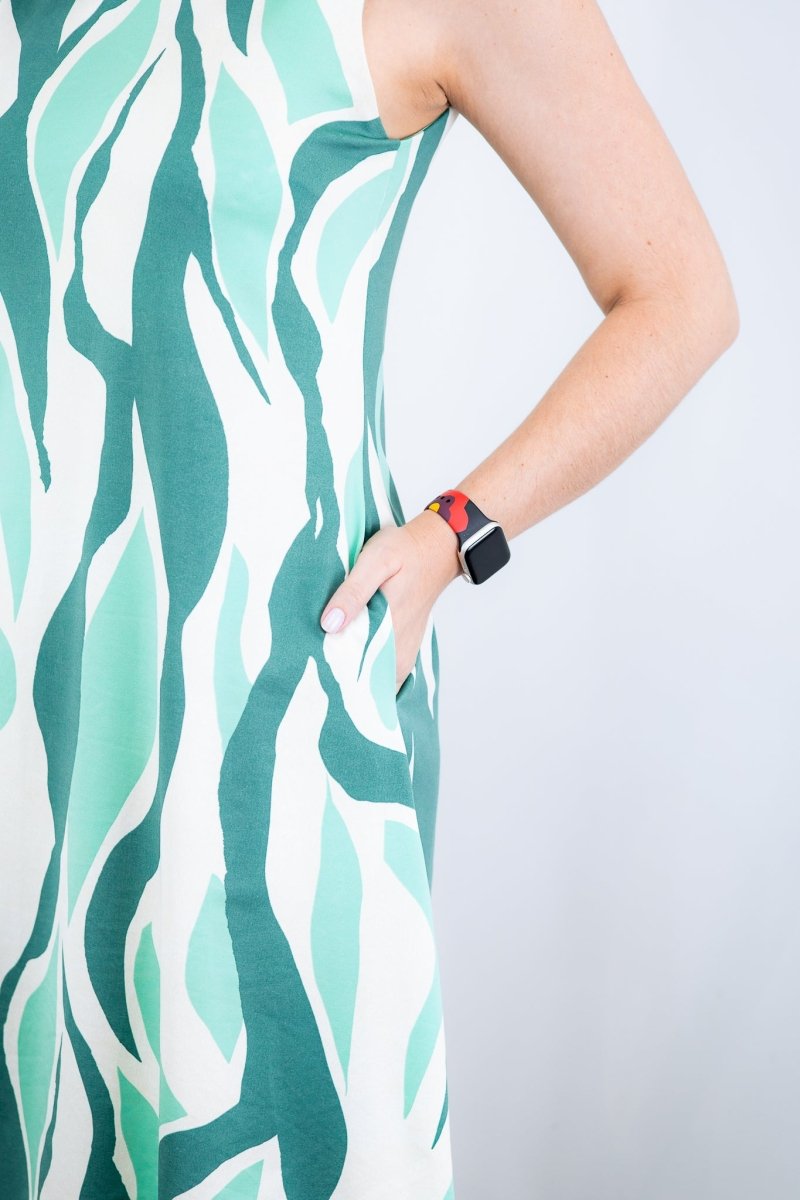 Vestido Sofia - Malha Confort Deluxe Regata Midi - Naguirre Shop