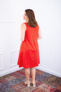 Vestido Sofia - Malha Confort Deluxe Regata Midi - Naguirre Shop