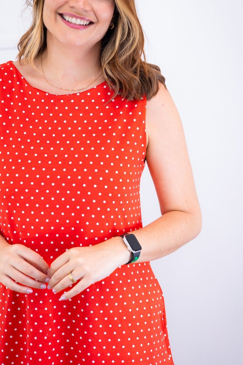 Vestido Sofia - Malha Confort Deluxe Regata Midi - Naguirre Shop