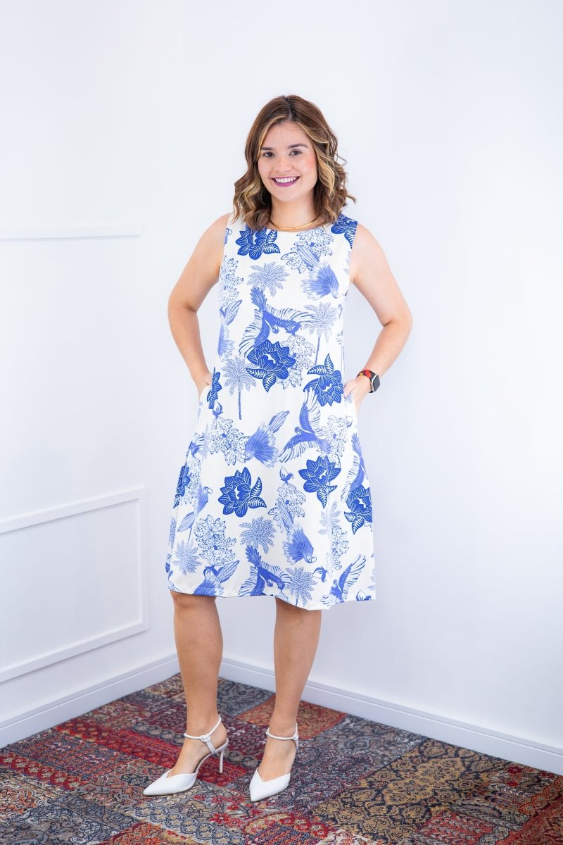 Vestido Sofia - Malha Confort Deluxe Regata Midi - Naguirre Shop