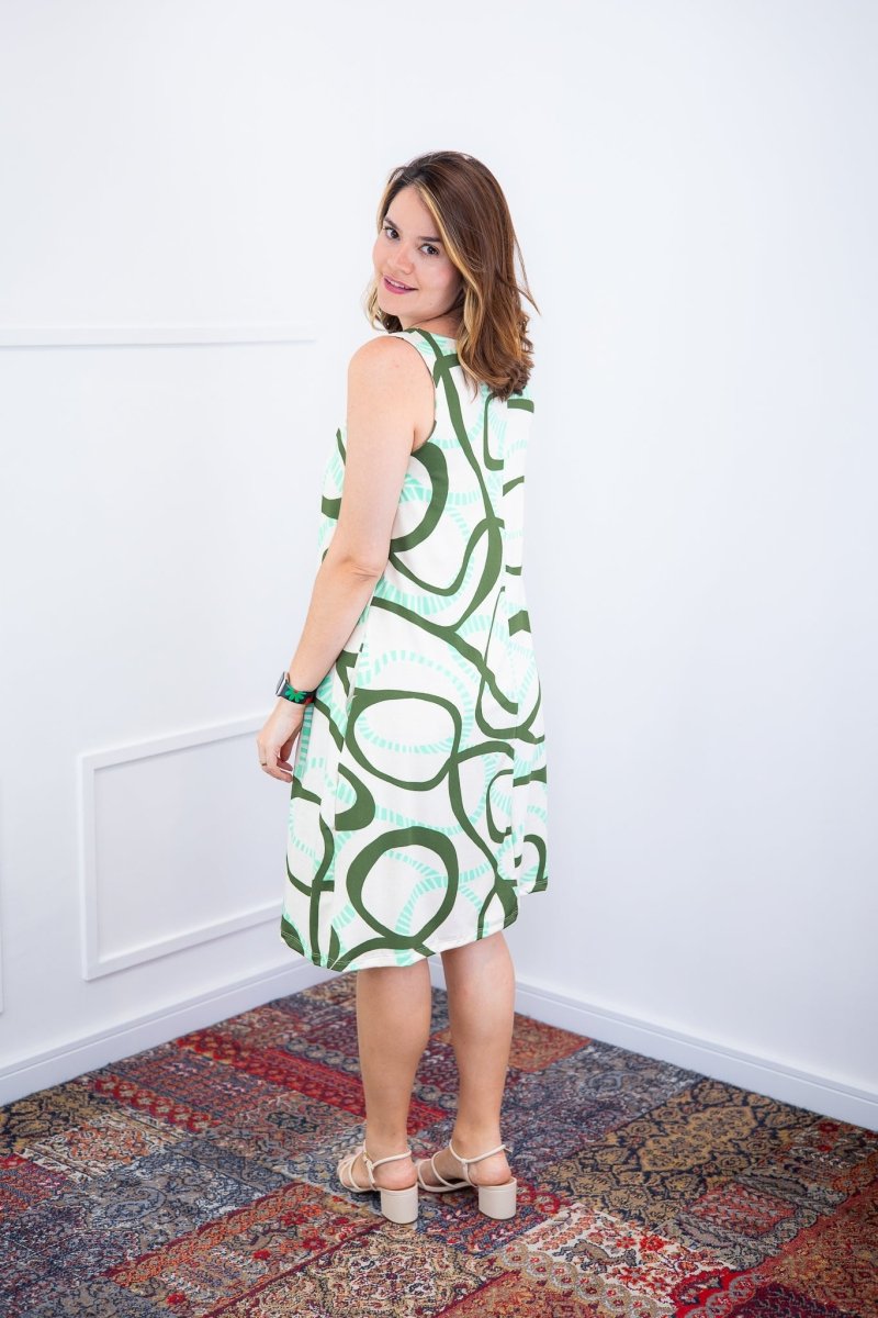 Vestido Sofia - Malha Confort Deluxe Regata Midi - Naguirre Shop