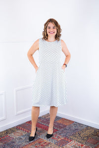 Vestido Sofia - Malha Confort Deluxe Regata Midi - Naguirre Shop