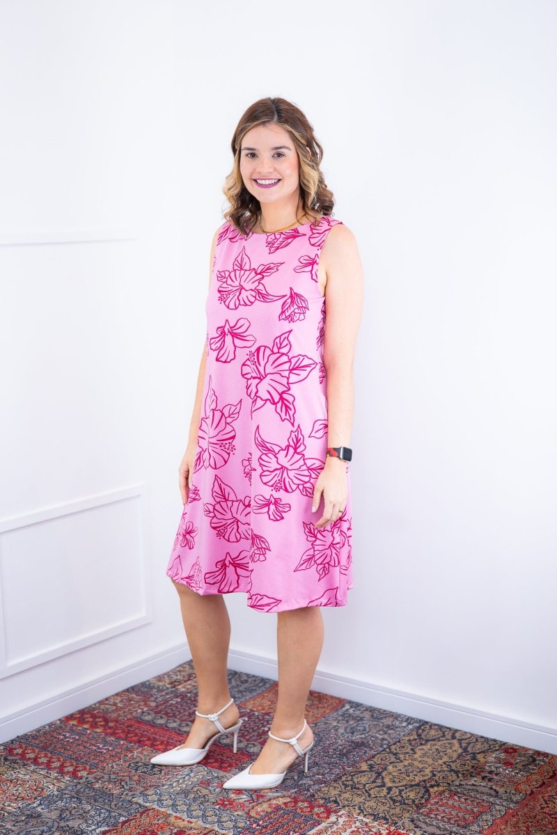 Vestido Sofia - Malha Confort Deluxe Regata Midi - Naguirre Shop