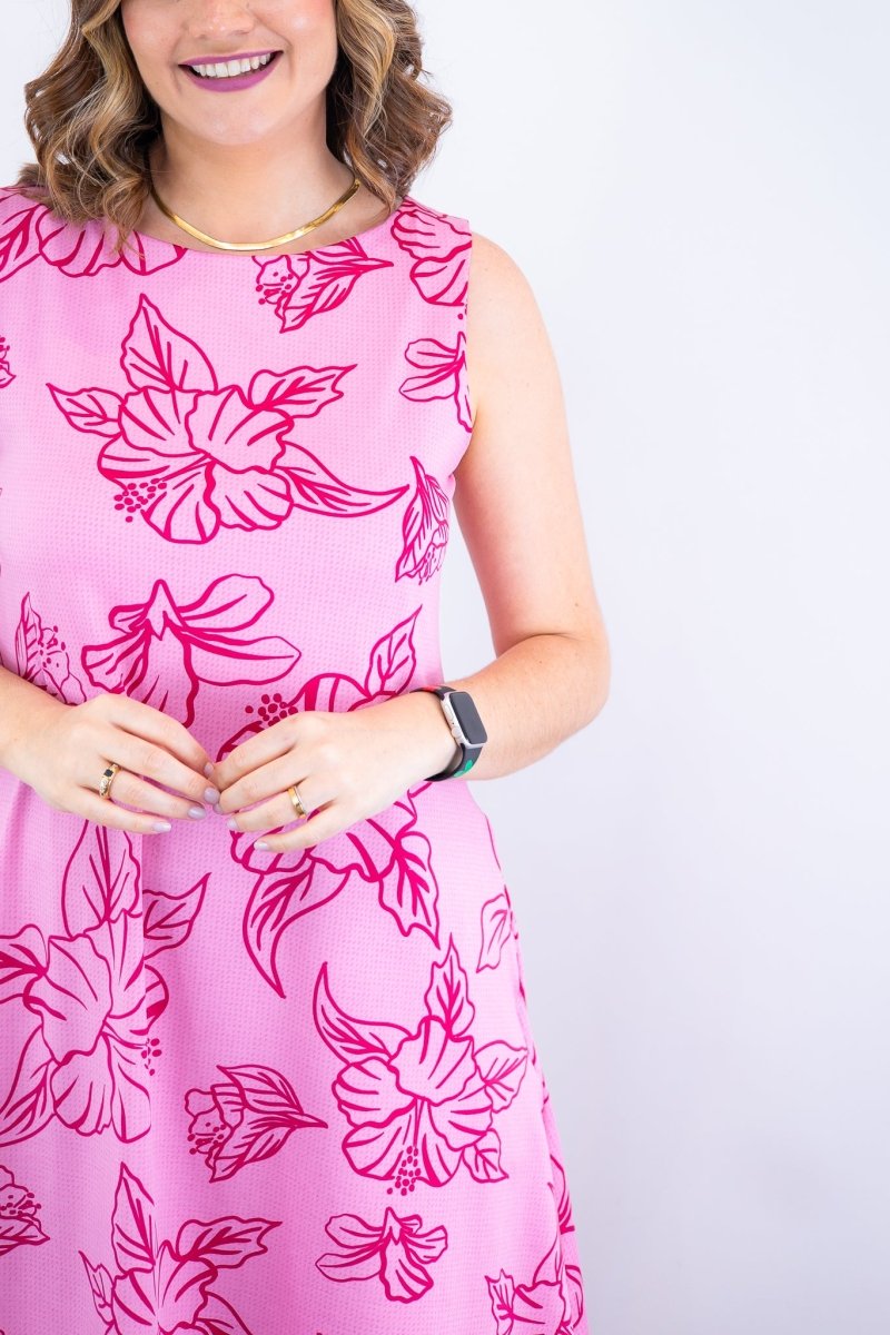 Vestido Sofia - Malha Confort Deluxe Regata Midi - Naguirre Shop