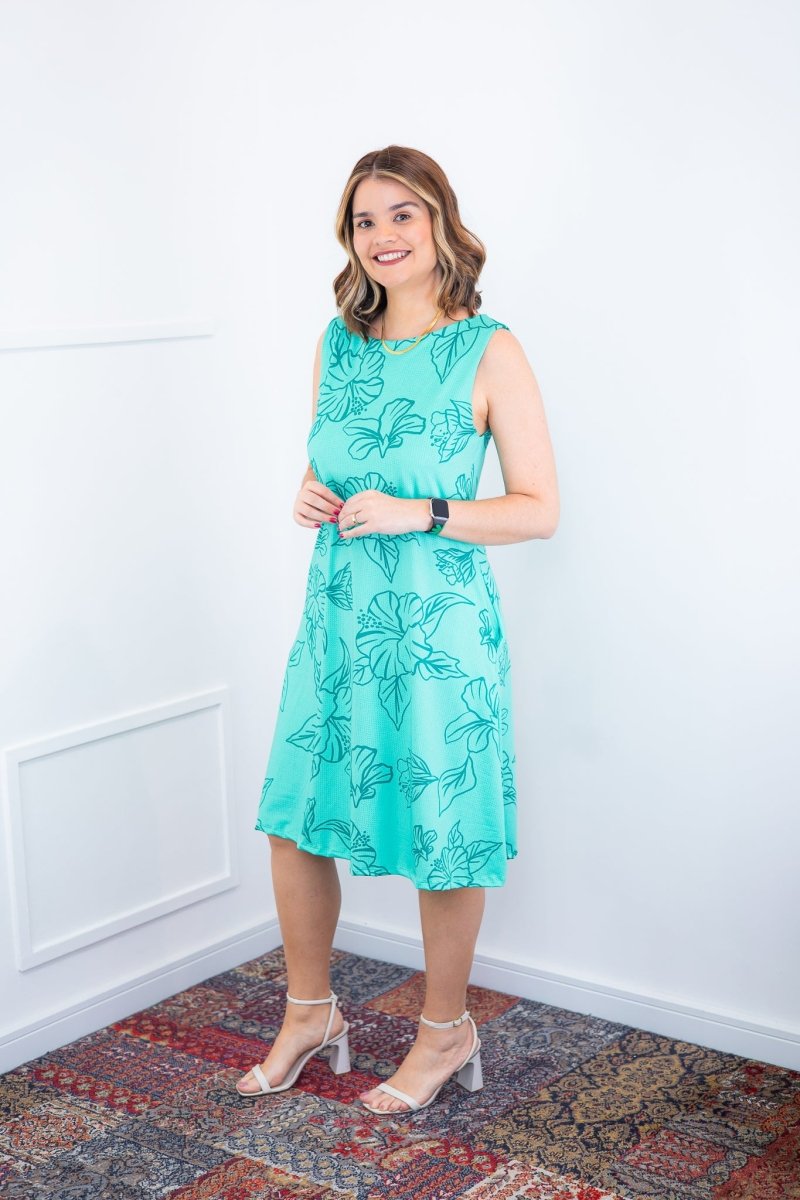 Vestido Sofia - Malha Confort Deluxe Regata Midi - Naguirre Shop