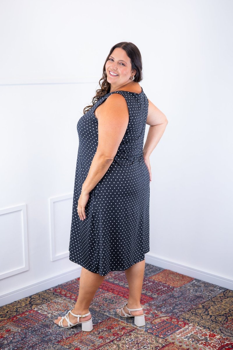 Vestido Sofia - Malha Confort Deluxe Regata Midi - Naguirre Shop