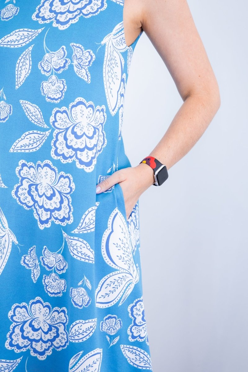 Vestido Sofia - Malha Confort Deluxe Regata Midi - Naguirre Shop