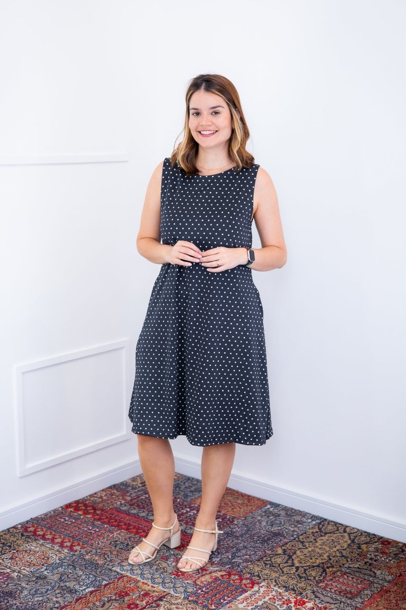 Vestido Sofia - Malha Confort Deluxe Regata Midi - Naguirre Shop