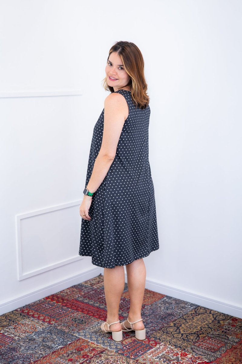 Vestido Sofia - Malha Confort Deluxe Regata Midi - Naguirre Shop