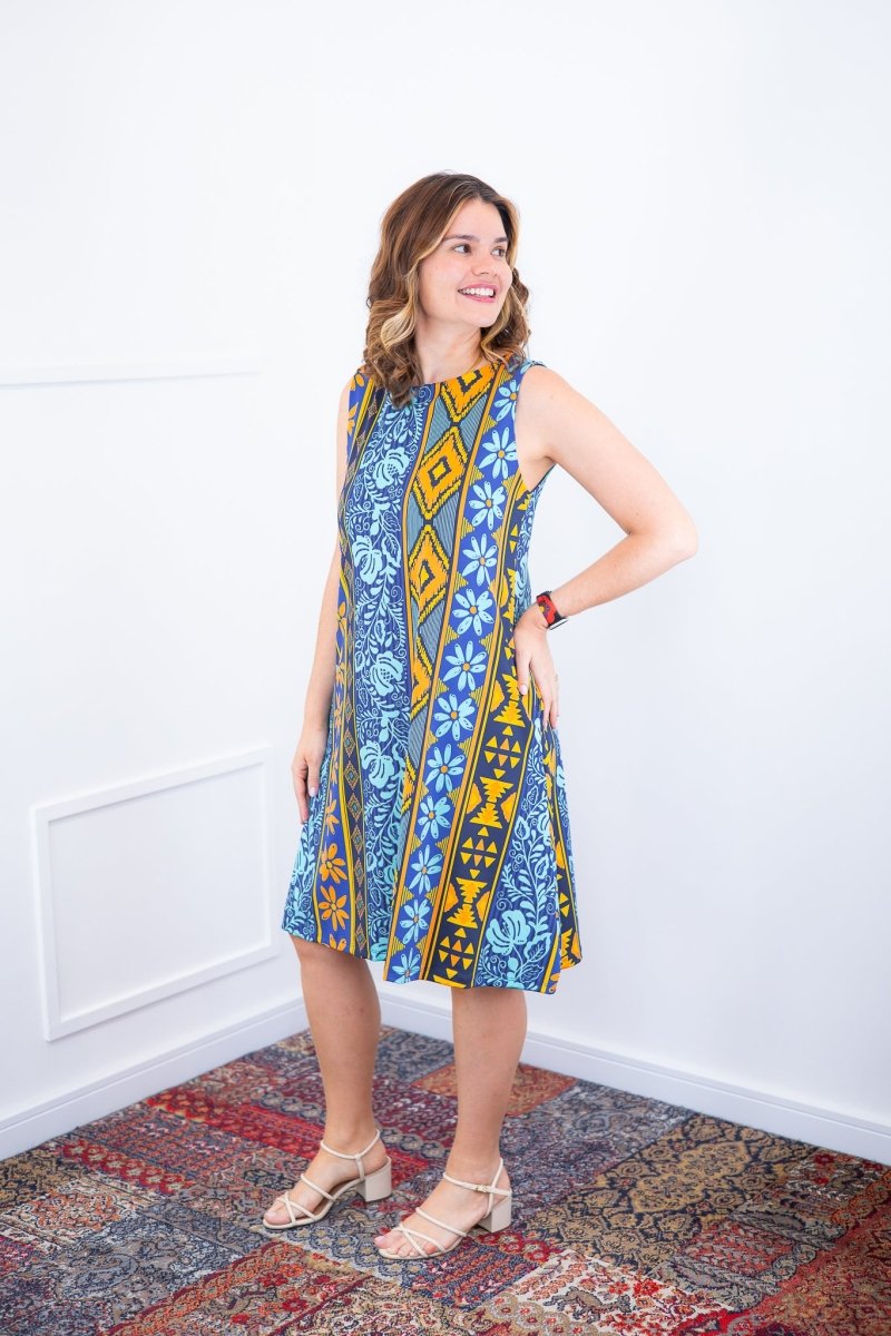 Vestido Sofia - Malha Confort Deluxe Regata Midi - Naguirre Shop