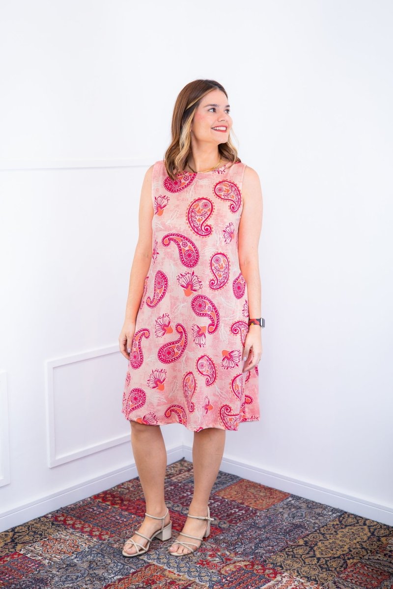 Vestido Sofia - Malha Confort Deluxe Regata Midi - Naguirre Shop