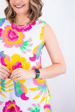 Vestido Sofia - Malha Confort Deluxe Regata Midi - Naguirre Shop