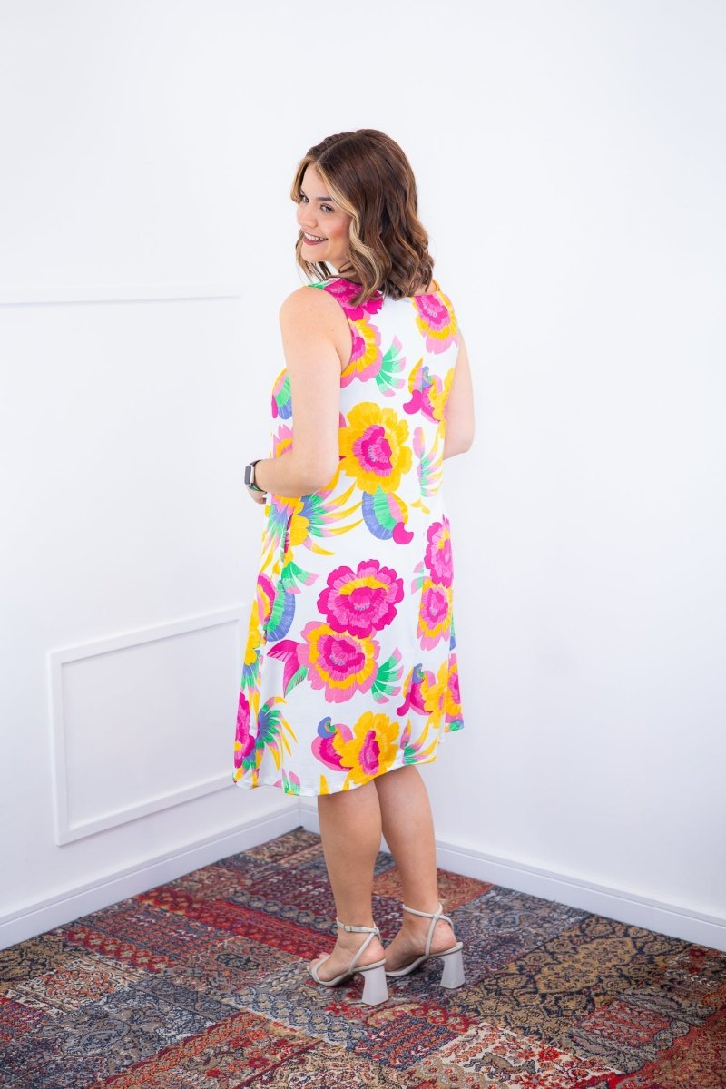 Vestido Sofia - Malha Confort Deluxe Regata Midi - Naguirre Shop