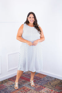 Vestido Sofia - Malha Confort Deluxe Regata Midi - Naguirre Shop