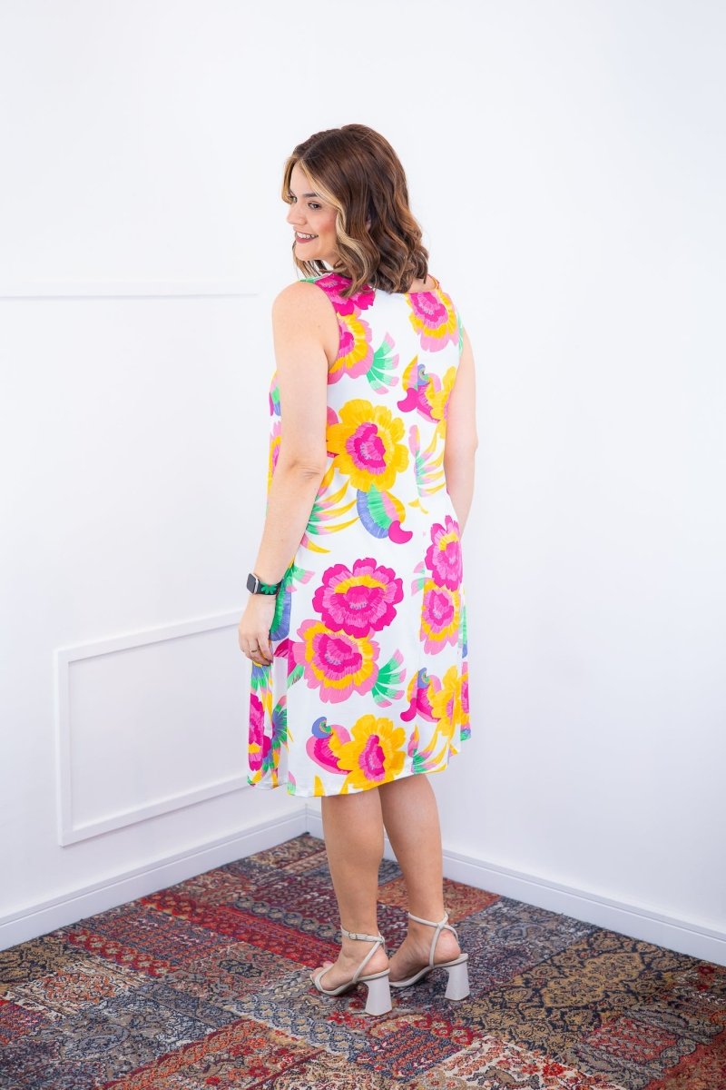 Vestido Sofia - Malha Confort Deluxe Regata Midi - Naguirre Shop