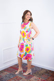 Vestido Sofia - Malha Confort Deluxe Regata Midi - Naguirre Shop