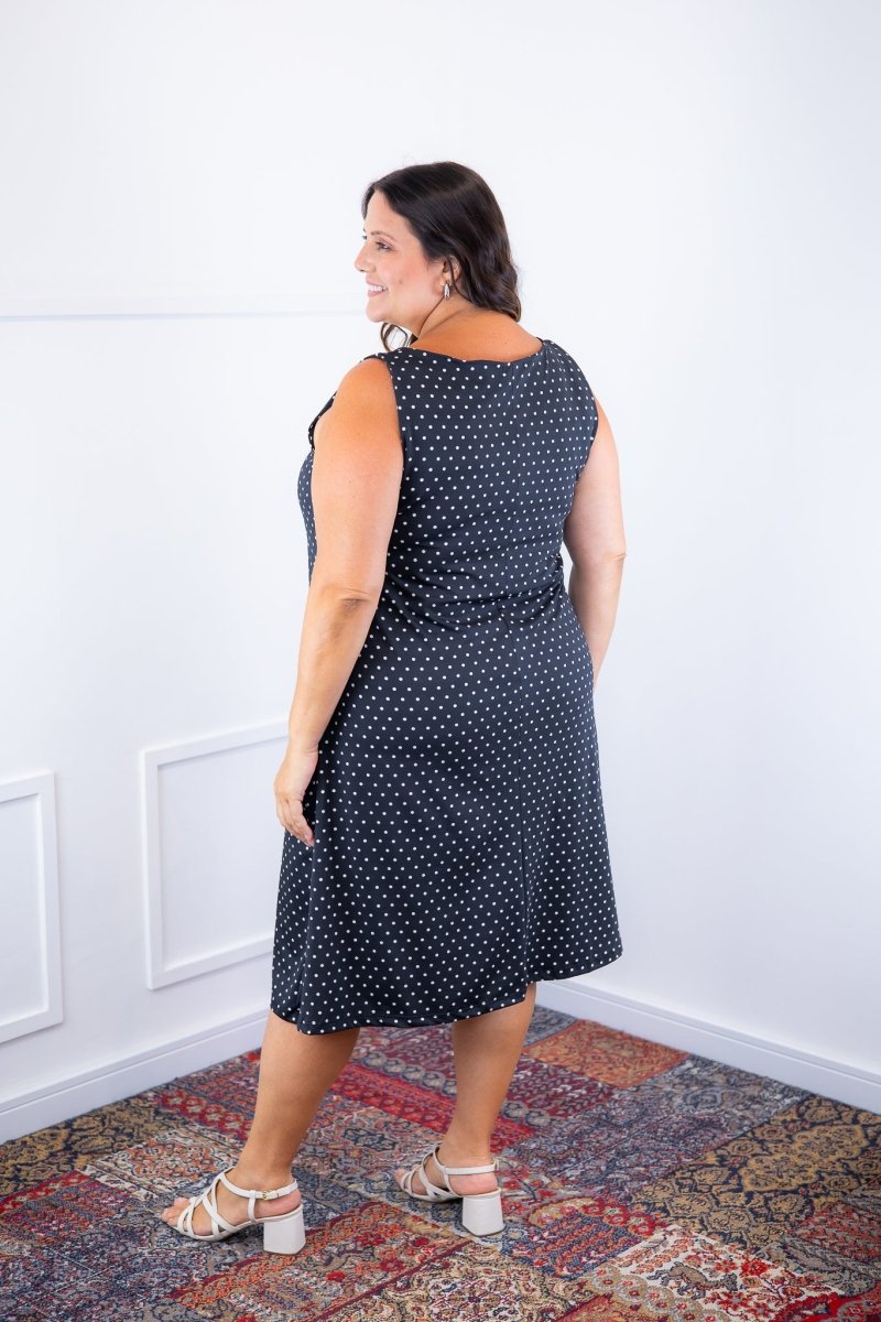 Vestido Sofia - Malha Confort Deluxe Regata Midi - Naguirre Shop