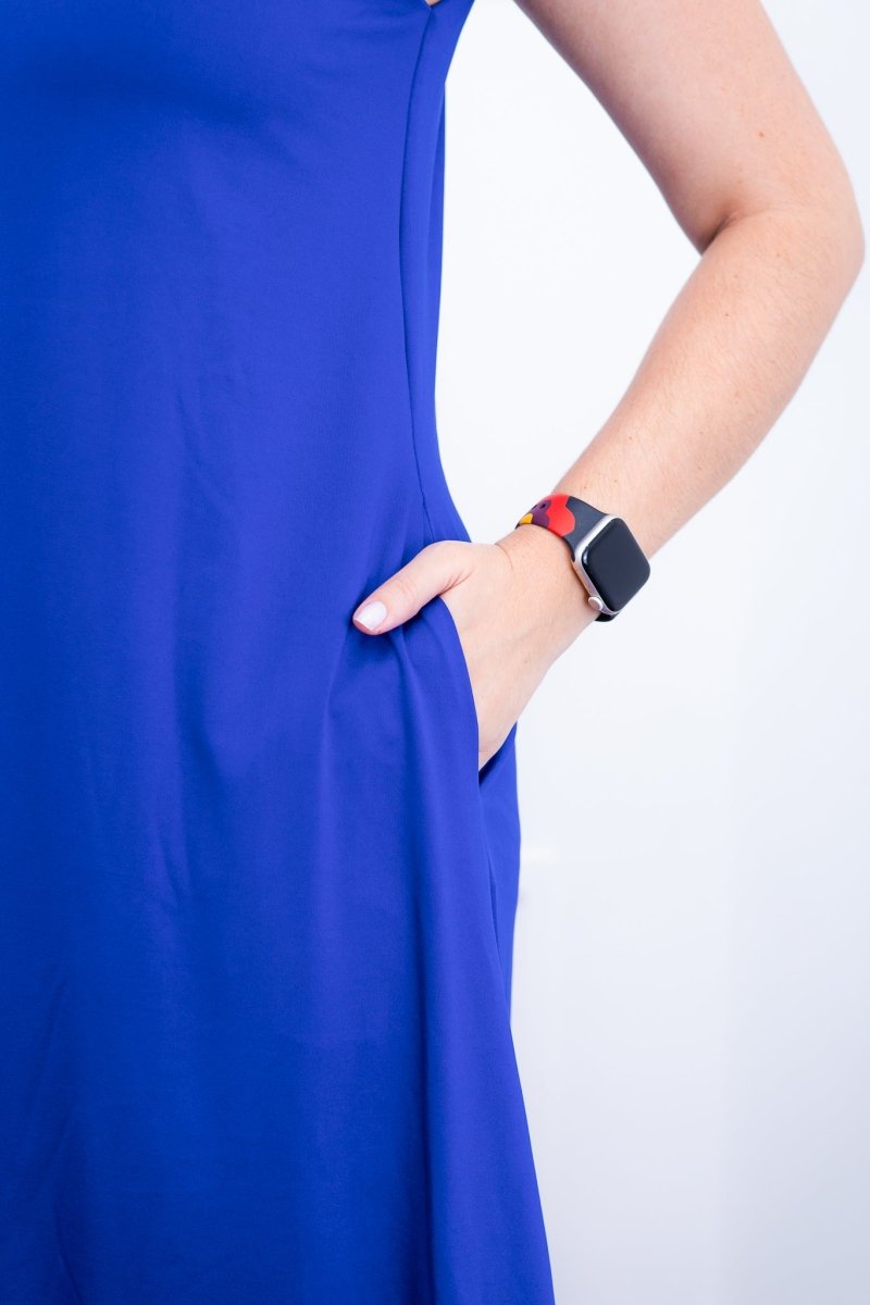 Vestido Sofia - Malha Confort Regata Midi - Naguirre Shop