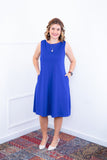 Vestido Sofia - Malha Confort Regata Midi - Naguirre Shop