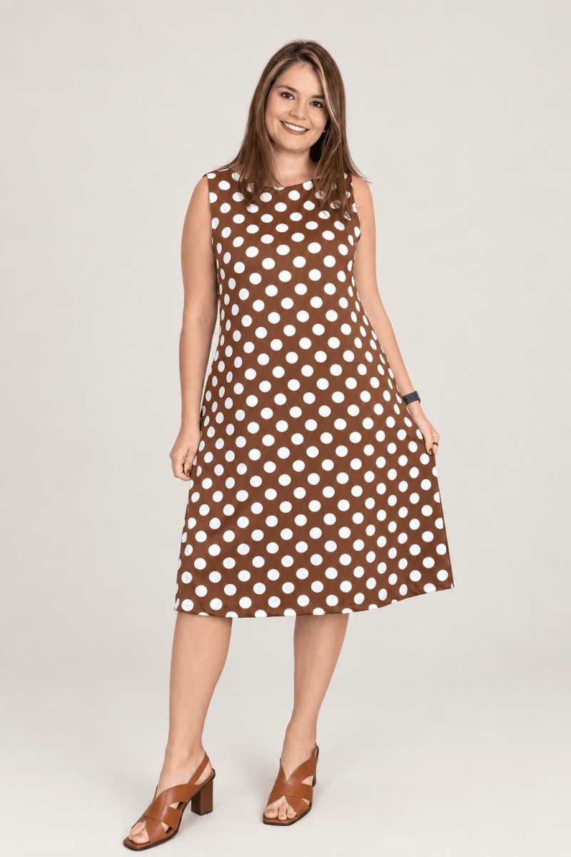 Vestido Sofia - Malha Confort Regata Midi - Naguirre Shop