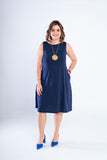 Vestido Sofia - Malha Confort Regata Midi - Naguirre Shop