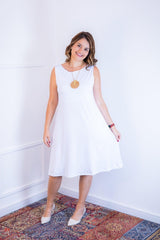 Vestido Sofia - Malha Confort Regata Midi - Naguirre Shop