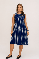 Vestido Sofia - Malha Confort Regata Midi - Naguirre Shop