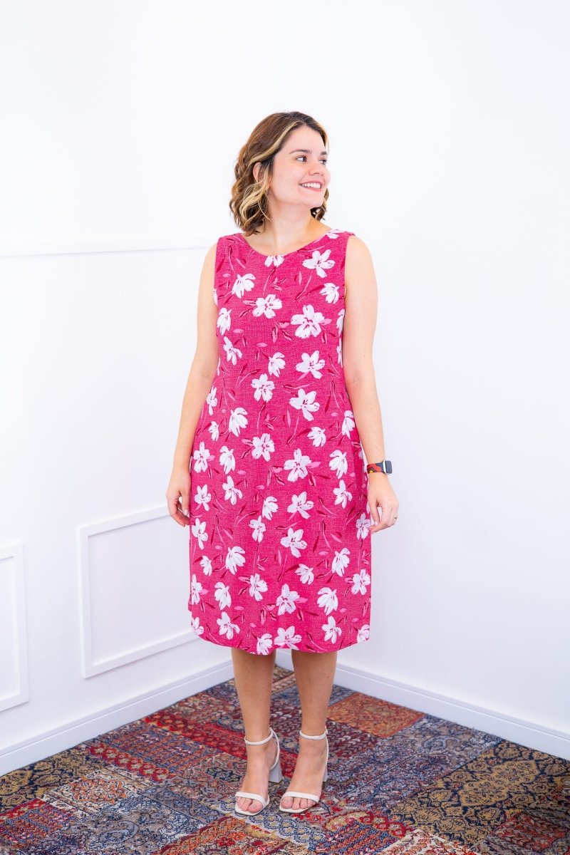 Vestido Sofia - Malha Confort Regata Midi - Naguirre Shop