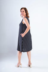 Vestido Sofia - Malha Confort Regata Midi - Naguirre Shop