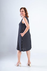 Vestido Sofia - Malha Confort Regata Midi - Naguirre Shop