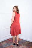 Vestido Sofia - Malha Confort Regata Midi - Naguirre Shop