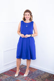 Vestido Sofia - Malha Confort Regata Midi - Naguirre Shop